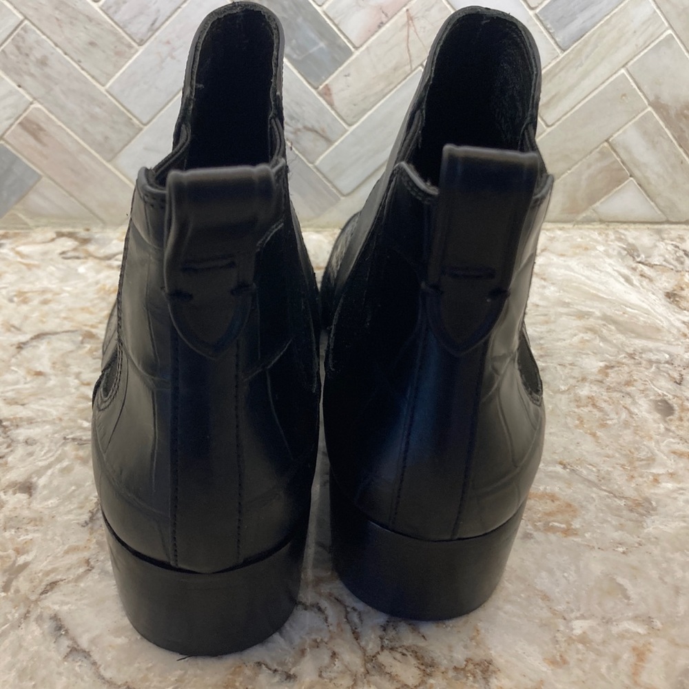 Coach Suffolk Patchwork Bootie Black Size 7 - image 5
